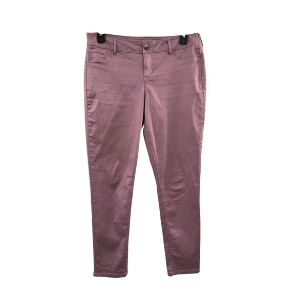 Maurices Pants Womens L-S Short? Used Pink Mauve - Picture 1 of 14